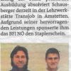 Bericht Bezirksblatt Amstetten